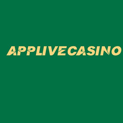 Logo da APPLIVECASINO