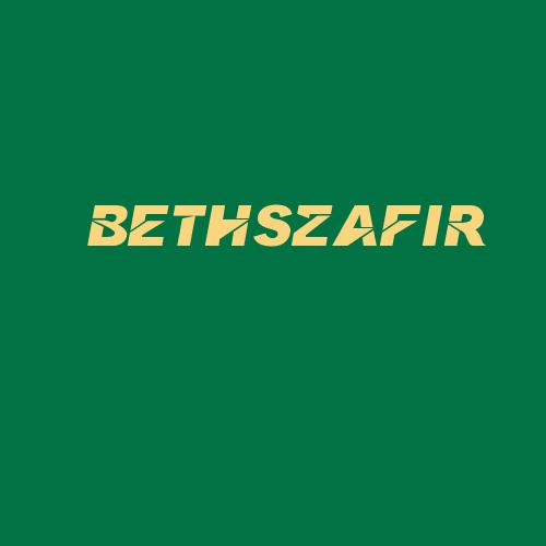 Logo da BETHSZAFIR